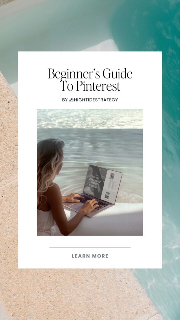 Pinterest For Beginners | How To Get Started With Pinterest Guide | by Mandy Ford High Tide Strategy