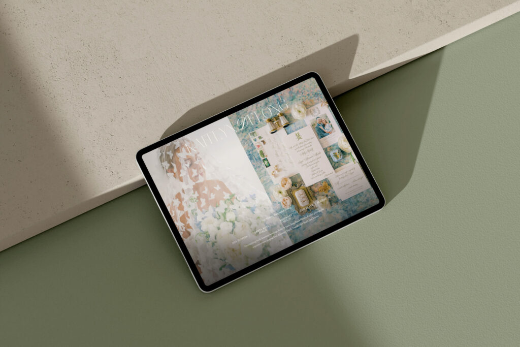 mockup of fine art website in Showit by Mandy Ford High Tide Strategy